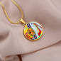 The Shoe Fits, Circle Luxury Necklace