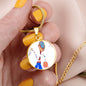 Dribble, Circle Luxury Necklace