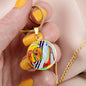 The Shoe Fits, Circle Luxury Necklace
