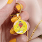 Blissful Heart (Dancer), Circle Luxury Necklace