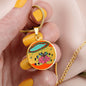 Sonic Bloom, Circle Luxury Necklace