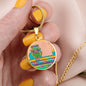 Brave Heart, Circle Luxury Necklace
