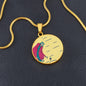 Noble Queen of Hearts, Circle Luxury Necklace