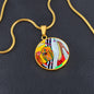 The Shoe Fits, Circle Luxury Necklace