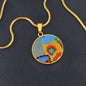 Wishing Well, Circle Luxury Necklace