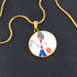 Dribble, Circle Luxury Necklace