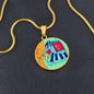Noble Elephant, Circle Luxury Necklace
