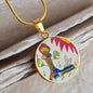 Tree Top, Circle Luxury Necklace