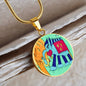 Noble Elephant, Circle Luxury Necklace