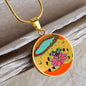 Sonic Bloom, Circle Luxury Necklace