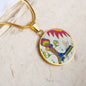 Tree Top, Circle Luxury Necklace