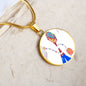 Dribble, Circle Luxury Necklace