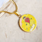 Blissful Heart (Dancer), Circle Luxury Necklace