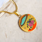 Sonic Bloom, Circle Luxury Necklace
