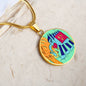 Noble Elephant, Circle Luxury Necklace