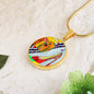 The Shoe Fits, Circle Luxury Necklace