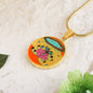 Sonic Bloom, Circle Luxury Necklace