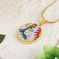 Tree Top, Circle Luxury Necklace