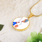 Dribble, Circle Luxury Necklace