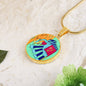 Noble Elephant, Circle Luxury Necklace