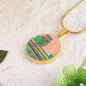 Brave Heart, Circle Luxury Necklace