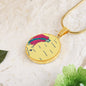 Noble Queen of Hearts, Circle Luxury Necklace