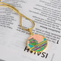 Brave Heart, Circle Luxury Necklace