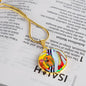 The Shoe Fits, Circle Luxury Necklace