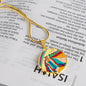 Noble King of Hearts, Circle Luxury Necklace