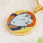 Red Head, Circle Luxury Necklace