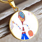 Dribble, Circle Luxury Necklace