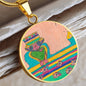 Brave Heart, Circle Luxury Necklace