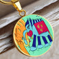 Noble Elephant, Circle Luxury Necklace