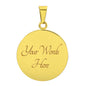 Upright in Heart (My Valentine's), Circle Luxury Necklace