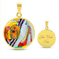 The Shoe Fits, Circle Luxury Necklace
