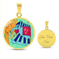 Noble Elephant, Circle Luxury Necklace