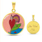 Upright in Heart (My Valentine's), Circle Luxury Necklace