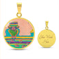 Brave Heart, Circle Luxury Necklace