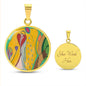 Angel Full of Heart, Circle Luxury Necklace