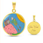 Full Moon, Circle Luxury Necklace
