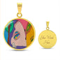 Sunset (Eye in The Sky), Circle Luxury Necklace