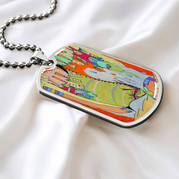 Clean Laundry, Military Luxury Necklace