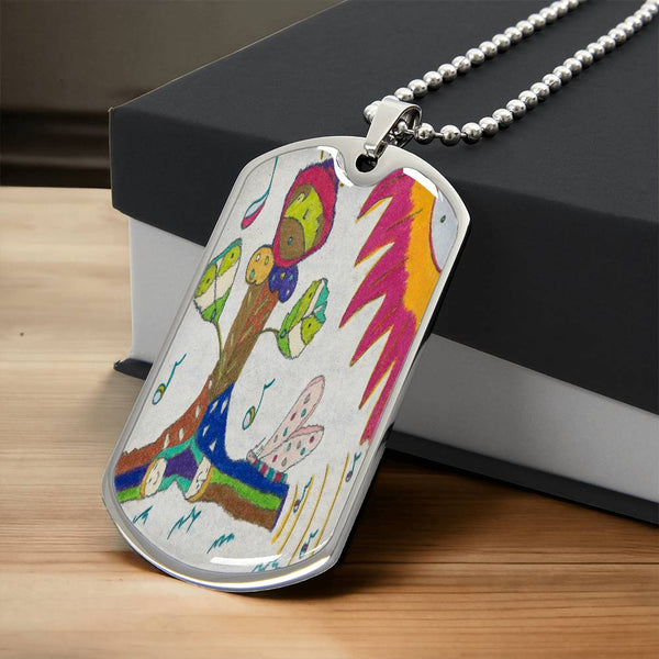 Tree Top, Military Luxury Necklace