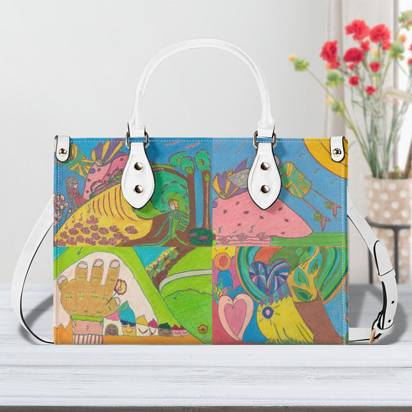 Whimsical Wonderland (Alternative 4th Edition) Multiple Sizes Upgraded Luxury Women PU Leather Handbag