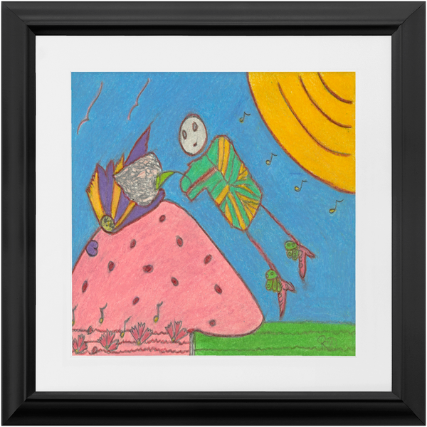 Space Cadet (Whimsical Wonderland Collection) Premium Framed Prints