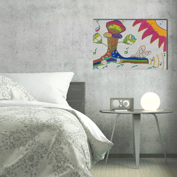 Tree Top, HC_C24 Canvas with Mounting Brackets 16x24in (horizontal)