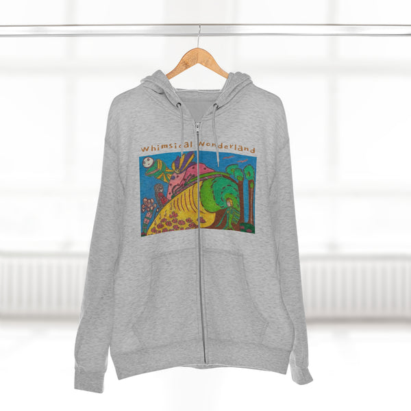 Whimsical Wonderland, Unisex Zip Hoodie