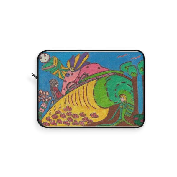 Elephant Call, Spread Your Love Into a Woods Wide Web! Laptop Sleeve