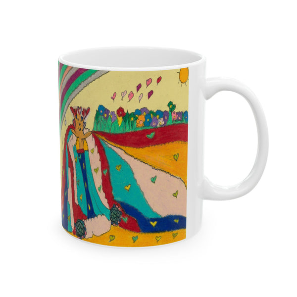 Noble King of Hearts (Expanded View), Ceramic Mug, (11oz, 15oz)