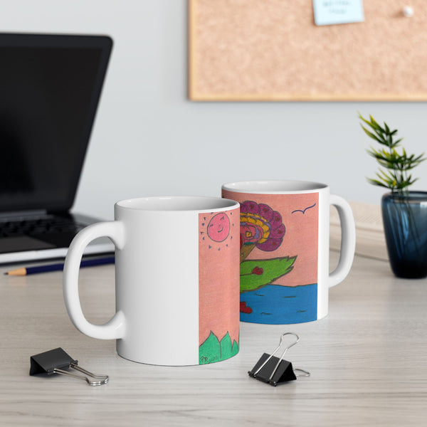 Upright in Heart (My Valentine's) Ceramic Mug (11oz,15oz)